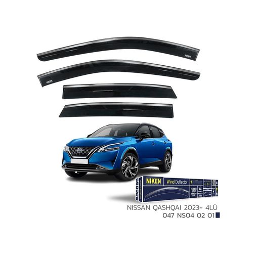 122396422 Niken Nissan Qashqai Cam Rüzgarlığı Kromlu 2023+ Sonrası 4&apos L