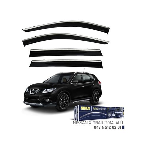 122396426 Niken Nissan X-Trail Cam Rüzgarlığı Kromlu 2014-2023 4&apos Lü