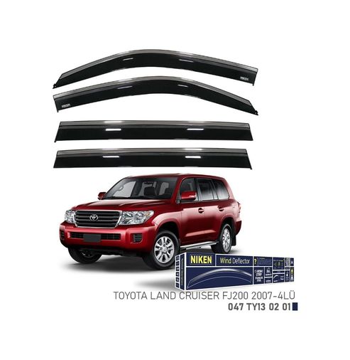 122396616 Niken Toyota Land Cruiser Fj200 Cam Rüzgarlığı Kromlu 4&apos Lü 2