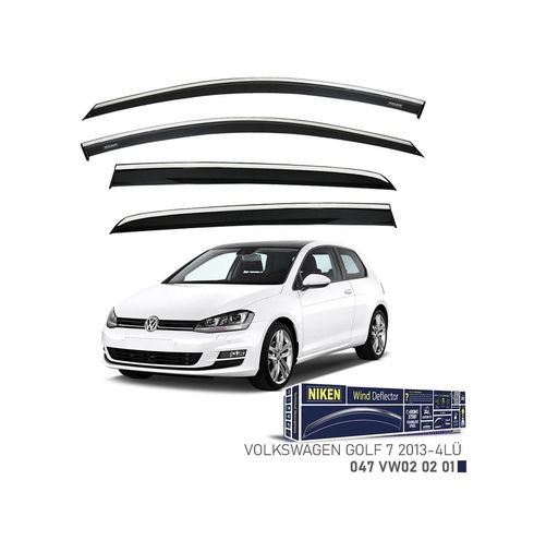 122396674 Niken Vw Golf 7 Cam Rüzgarlığı Kromlu 4&apos Lü 2013+ Sonrası