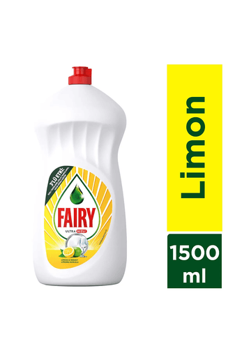 1236455 Fairy Temiz & Ferah Sıvı Bulaşık Deterjanı 1500 Ml Limon Kokulu