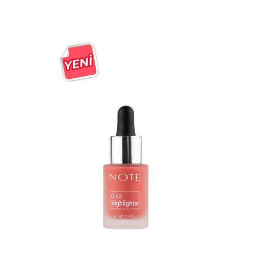 1297842 Note 01 Pearl Rose Drop Highlighter Likit Aydınlatıcı
