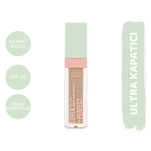 1395639 Show By Pastel 306 Karamel Cover+Perfect Concealar Spf30 Yüksek Kapatıcı