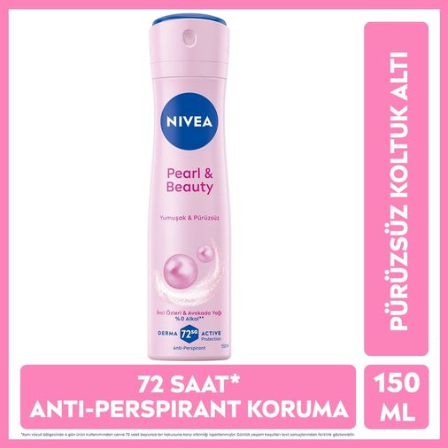 18000156 Nivea Pearl Beauty 150 Ml Ve Pearl Beauty 150 Ml Kadın Sprey Deodorant