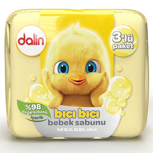 19000128 Dalin Bıcı Bıcı Bebek Sabunu 3 X 75 Gr