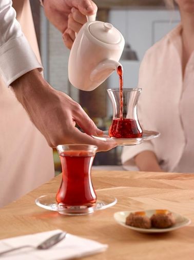 1923 As Kurukahvecisi 57855210122047280184975 Incebellı Çay Bardağı 125 Cc 6&apos Lı Pencereli Kutu Aeropress