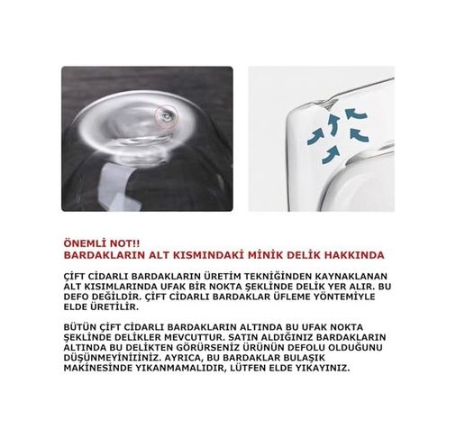 1923 As Kurukahvecisi 57855210130998780184975 2 Adet 250 Ml Çift Cidarlı Borosilikat Cam Kupa Bardak Termisil Isıya Dayanıklı Şeffaf Kahve Çay Latte Espresso Fincanı Cam Bardak Seti Aeropress