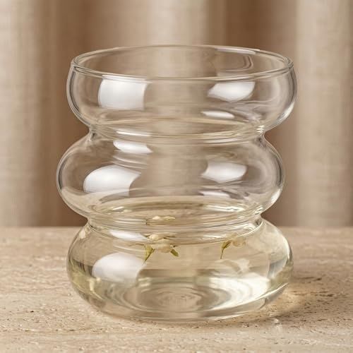 1923 As Kurukahvecisi 57855210131067280184975 Asimetrik Borosilikat Cam Bardak, 350 Ml Kapasite, Isıya Dayanıklı Yapı, Makinede Yıkanabilir, Ev Ofis Restoran İçin Kullanıma Uygun Borosilikat Cam Kahve Espresso Latte Sunum Bardağı Aeropress