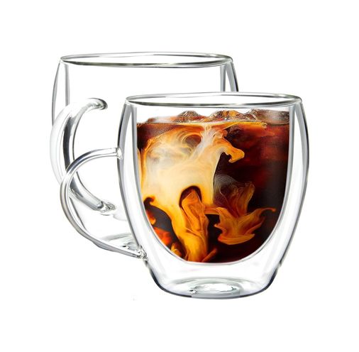 1923 As Kurukahvecisi 57855210131145780184975 2 Adet 250 Ml Çift Cidarlı Kupa Bardak,kahve,çay Ve Bitki Çayı İçin Borosilikat Kupa Termisil Kahve Bardağı,kahve Çay Fincanı 2 Adet Aeropress