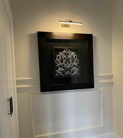 1Birhome 57855210124079280184975 Beyaz Kasa Gün Işığı Resim,tablo,ayna Üstü Banyo Ledli Aplik 6W 3200K 35 Cm Açık Gri