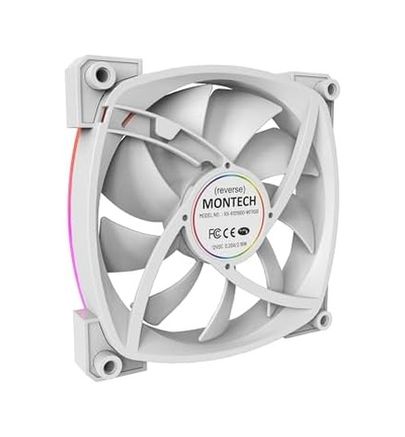 1st Player 57855210123459980184975 Rx 120 Argb Ters Fan 1600Pwm, Üst Düzey Dayanıklılık, Sessiz Performans Ve Çarpıcı Argb Tasarımı 120 Mm, Beyaz