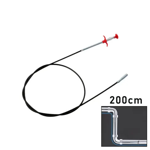 200CM YAYLI - KISKAÇ LAVABO - GİDER VB.TEMİZLEME - ÇOK AMAÇLI ÇUBUK (4745)