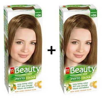 22234469 Mm Beauty Bitkisel Saç Boyası Fındık Kabuğu M06 -  (2 Adet) (464063535) M06 Fındık Kabuğu