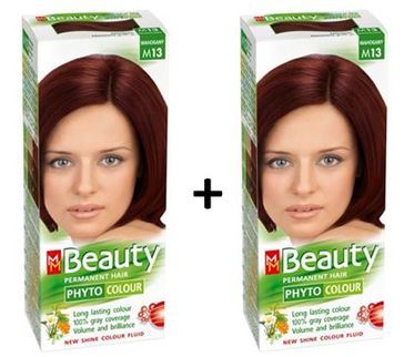 22234488 Mm Beauty Bitkisel Saç Boyası Koyu Kızıl M13  - 2 Adet (464063493) M13 Koyu Kızıl