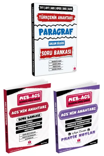 23423ref5999 2026 Anahtar Kitap Meb Ags Ags'nin Anahtarı Ve Türkçenin Anahtarı Paragraf 3'lü Soru Seti