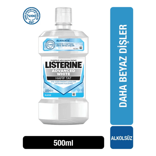 24091996 Listerine Ağız Gargarası Advanced White 500 Ml