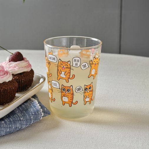 249,* Emsan Kedi Çocuk Meşrubat Ve Su Bardağı 315 Ml