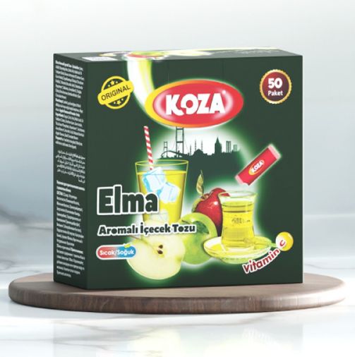 2754506 Koza Tek İçimlik Elma Aromalı Toz İçecek 50'li