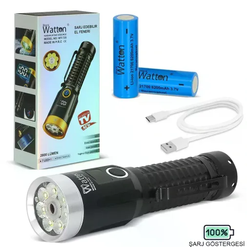 2800 Lümen Özel Seri Yeşil Lazer Özellikli Mıknatıslı Wt-735
