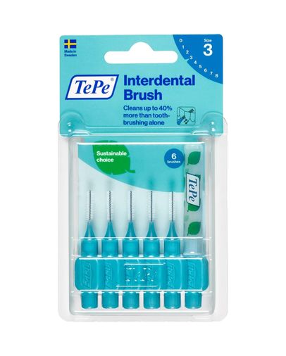 2emarket 131622929 0.6 Mm - Mavi Diş Arayüz Fırçası 1 X 6 Adet 0