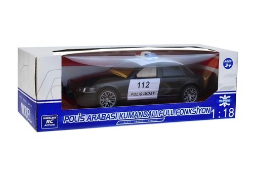 2Kids MEYXTTC-125P-BLMY Mey İthalat Uzaktan Kumandalı Pilli Polis Aracı