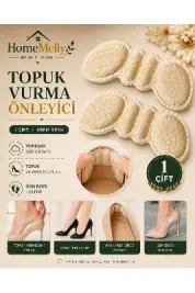 2'li Yapışkanlı Topuk Koruyucu & Ayakkabı Numara Küçültücü – Ayak Vurma Önleyici Ped