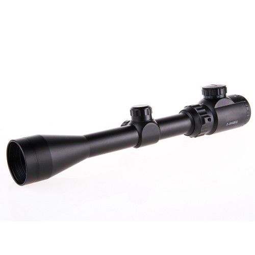 3-9x40 Zoomlu Çıft Işıklı Tüfeği Dürbünü Montaj Kelepçeli