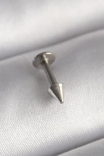 316L Çelik Gümüş Renk Çivi Model Piercing TJ-PR1370