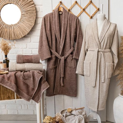 3.399,00b Schafer Home Sally Jakarlı Banyo Seti 6 Parça-Bej/ekru