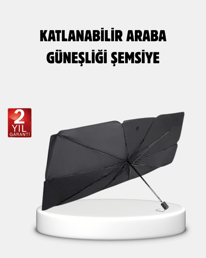 360° Ayarlanabilir Ön Cam Güneşliği – Pratik Kullanım ve Dayanıklı Yapı