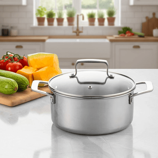 3700 Emsan Pro Tri Ply Derin Tencere Çelik 24 Cm