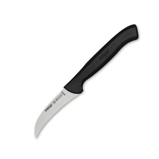 38044 Ecco Kıvrık Eğri Sebze Dekor Bıçağı 7,5 Cm - Siyah