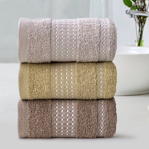 ₺399,95b Schafer Home Liva 3 Lü Havlu Seti 30X50 Cm-Asorti03