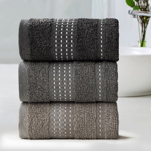 ₺399,95h Schafer Home Liva 3 Lü Havlu Seti 30X50 Cm-Asorti01