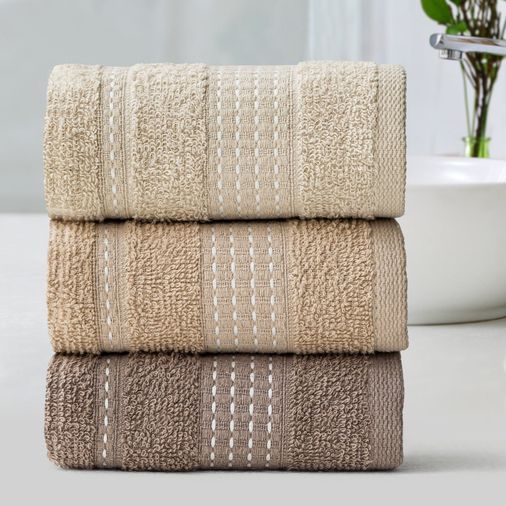 ₺399,95k Schafer Home Liva 3 Lü Havlu Seti 30X50 Cm-Asorti04