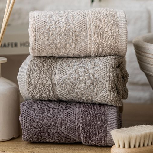 ₺399,y Schafer Home Noho 3 Lü Havlu Seti 30X50-Asorti01