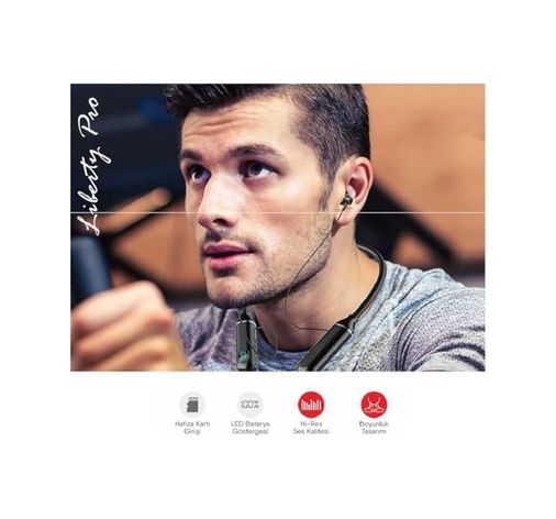 3C 126660246 430 Saat Dinleme Süresi Olan Boyundan Askılı Bluetooth Kulaklık Uzun Süre Performans