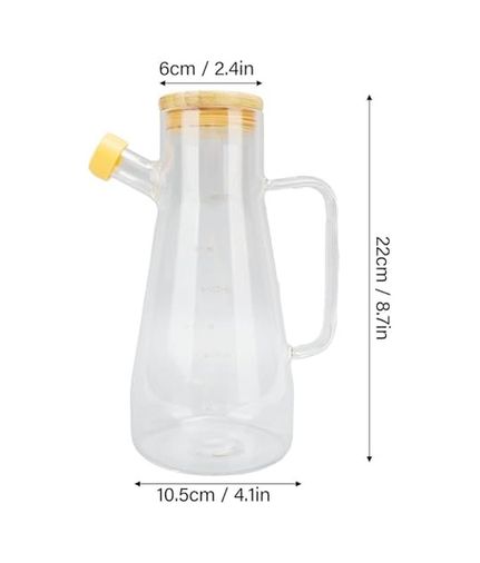 3C 133244054 Yağlık Sirkelik Seti Silikon Contalı Bambu Kapaklı 3&apos Lü Set - 900 Ml 2 Adet Ve Altlık