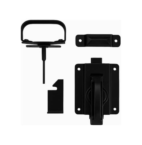 3d Metka 130367488 National Hardware N101-576 Salıncak Kapı Sürgüsü, Siyah, 3/4 İnç
