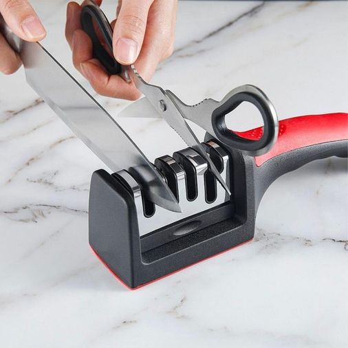 3Er 57855210127030680184975 4 Aşamaları Kaymaz Taban Hızlı Bıçak Makas Bileme Aracı -