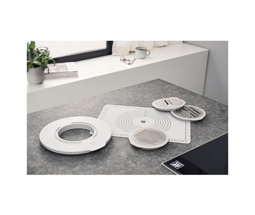3Er 57855210129202380184975 Fresh & Save Bowls Vakumlu Saklama Kabı Aksesuar Seti, S/m/l, 5 Parça Açık Gri