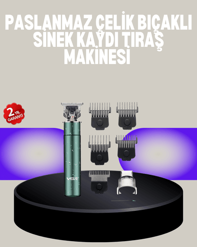 4 Limit Taraklı IPX5 Su Geçirmez Saç Kesme Makinesi