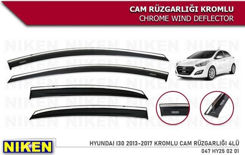 40471524 Hyundai İ30 Kromlu Cam Rüzgarlığı Niken 2013-2017