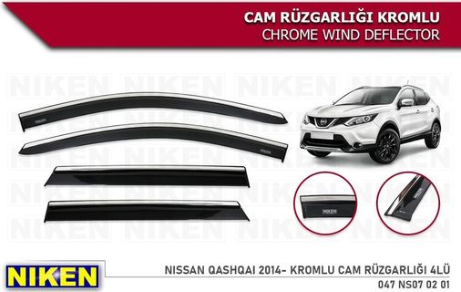 40471556 Nissan Qashqai Kromlu Cam Rüzgarlığı Niken 2014-2021