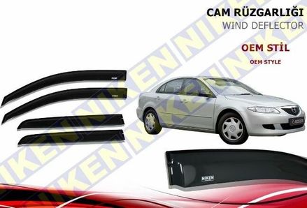40584673 Mazda 6 Cam Rüzgarlığı 2002-2007 Arası Niken Kromsuz Model