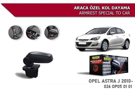 42011178 Opel Astra J Araca Özel Kol Dayama Kolçak 2010 Ve Sonrası Niken