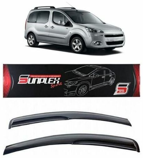 42528268 Citroen Berlingo Mugen Cam Rüzgarlığı 2008 Sonrası 2'li Sunplex