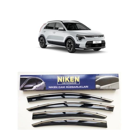 43204136 Kia Niro Kromlu Cam Rüzgarlığı Niken 2016-2021 Arası Uyumlu