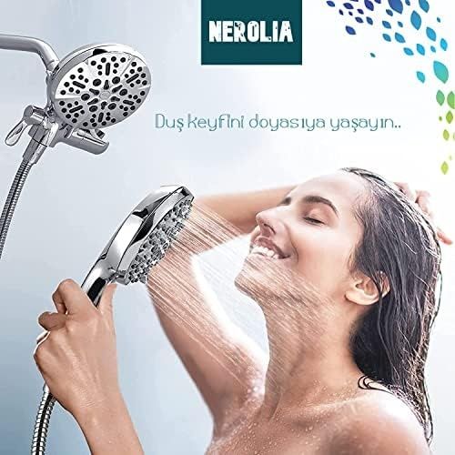4444 Taş 133236559 Bath Duş Seti / 3 Fonksiyonlu Duş Başlığı Ve 175Cm Duş Hortumu Başlık Ve Hortum Değişkenlik Gösterebilir