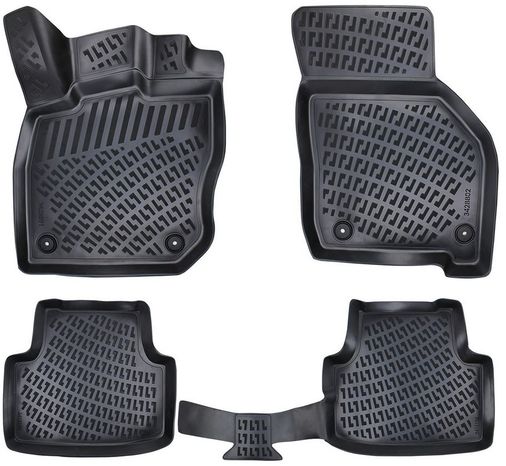 44783039 Skoda Octavia 3D Havuzlu Paspas 2020 Sonrası Rizline